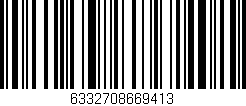 Código de barras (EAN, GTIN, SKU, ISBN): '6332708669413'