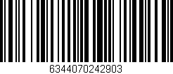 Código de barras (EAN, GTIN, SKU, ISBN): '6344070242903'