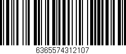 Código de barras (EAN, GTIN, SKU, ISBN): '6365574312107'