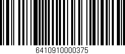 Código de barras (EAN, GTIN, SKU, ISBN): '6410910000375'