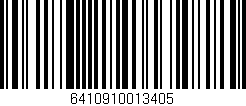 Código de barras (EAN, GTIN, SKU, ISBN): '6410910013405'