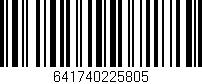 Código de barras (EAN, GTIN, SKU, ISBN): '641740225805'