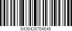 Código de barras (EAN, GTIN, SKU, ISBN): '6436426784646'