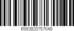 Código de barras (EAN, GTIN, SKU, ISBN): '6583820757049'