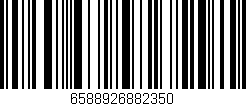 Código de barras (EAN, GTIN, SKU, ISBN): '6588926882350'