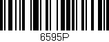 Código de barras (EAN, GTIN, SKU, ISBN): '6595P'