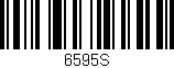 Código de barras (EAN, GTIN, SKU, ISBN): '6595S'