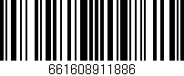 Código de barras (EAN, GTIN, SKU, ISBN): '661608911886'