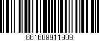 Código de barras (EAN, GTIN, SKU, ISBN): '661608911909'