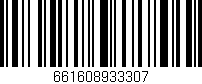 Código de barras (EAN, GTIN, SKU, ISBN): '661608933307'