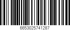 Código de barras (EAN, GTIN, SKU, ISBN): '6653025741287'