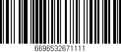 Código de barras (EAN, GTIN, SKU, ISBN): '6696532671111'