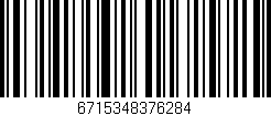 Código de barras (EAN, GTIN, SKU, ISBN): '6715348376284'