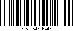 Código de barras (EAN, GTIN, SKU, ISBN): '6750254606445'