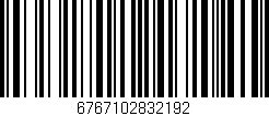 Código de barras (EAN, GTIN, SKU, ISBN): '6767102832192'