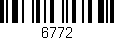 Código de barras (EAN, GTIN, SKU, ISBN): '6772'