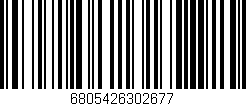 Código de barras (EAN, GTIN, SKU, ISBN): '6805426302677'