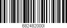Código de barras (EAN, GTIN, SKU, ISBN): '682482000I'