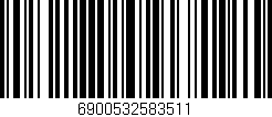 Código de barras (EAN, GTIN, SKU, ISBN): '6900532583511'