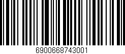 Código de barras (EAN, GTIN, SKU, ISBN): '6900668743001'