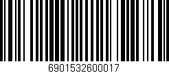 Código de barras (EAN, GTIN, SKU, ISBN): '6901532600017'