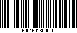Código de barras (EAN, GTIN, SKU, ISBN): '6901532600048'