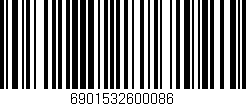 Código de barras (EAN, GTIN, SKU, ISBN): '6901532600086'