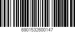 Código de barras (EAN, GTIN, SKU, ISBN): '6901532600147'