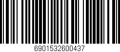 Código de barras (EAN, GTIN, SKU, ISBN): '6901532600437'