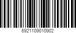 Código de barras (EAN, GTIN, SKU, ISBN): '6921109010902'