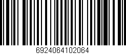 Código de barras (EAN, GTIN, SKU, ISBN): '6924064102064'