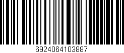 Código de barras (EAN, GTIN, SKU, ISBN): '6924064103887'
