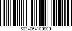 Código de barras (EAN, GTIN, SKU, ISBN): '6924064103900'