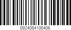 Código de barras (EAN, GTIN, SKU, ISBN): '6924064106406'