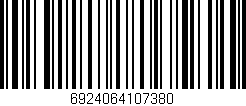 Código de barras (EAN, GTIN, SKU, ISBN): '6924064107380'
