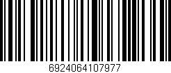 Código de barras (EAN, GTIN, SKU, ISBN): '6924064107977'