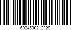 Código de barras (EAN, GTIN, SKU, ISBN): '6924590212329'