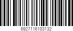 Código de barras (EAN, GTIN, SKU, ISBN): '6927116103132'