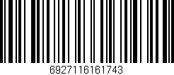 Código de barras (EAN, GTIN, SKU, ISBN): '6927116161743'