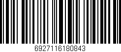 Código de barras (EAN, GTIN, SKU, ISBN): '6927116180843'