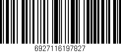 Código de barras (EAN, GTIN, SKU, ISBN): '6927116197827'
