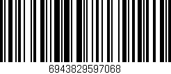Código de barras (EAN, GTIN, SKU, ISBN): '6943829597068'