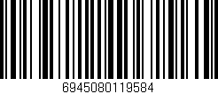 Código de barras (EAN, GTIN, SKU, ISBN): '6945080119584'