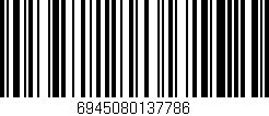 Código de barras (EAN, GTIN, SKU, ISBN): '6945080137786'