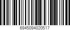 Código de barras (EAN, GTIN, SKU, ISBN): '6945094020517'