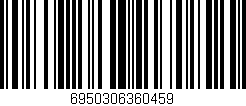 Código de barras (EAN, GTIN, SKU, ISBN): '6950306360459'