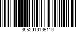 Código de barras (EAN, GTIN, SKU, ISBN): '6953913185118'