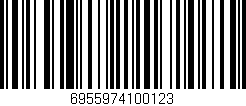 Código de barras (EAN, GTIN, SKU, ISBN): '6955974100123'