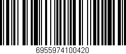 Código de barras (EAN, GTIN, SKU, ISBN): '6955974100420'
