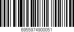 Código de barras (EAN, GTIN, SKU, ISBN): '6955974900051'
